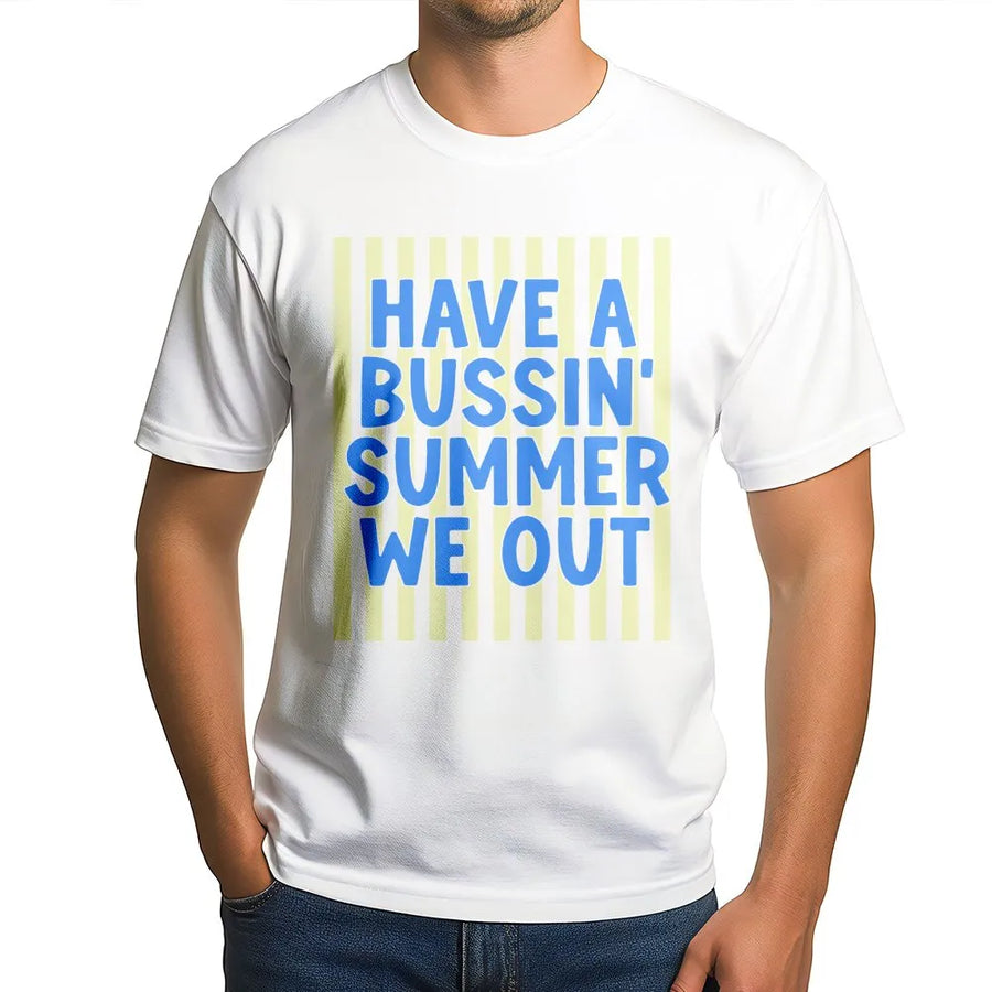 Bussin Summer T-Shirt | Funny Last Day of School Quote | Soft Cotton Blend | End of Year Teacher & Student Gift