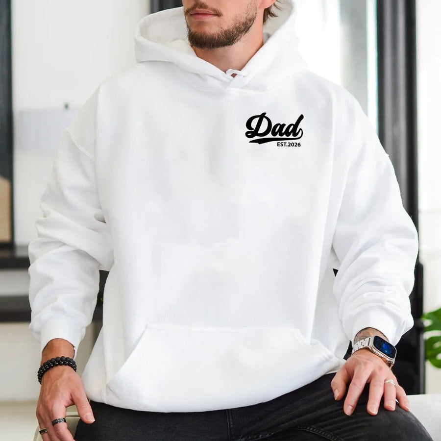 Funny Dad Shirt for Men | Surviving Fatherhood One Beer At A Time | Premium Cotton Hoodie | Father's Day Gift for New Dad