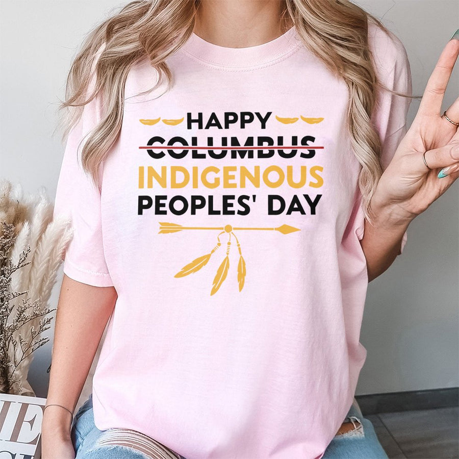 Indigenous Peoples' Day T-Shirt | Native American Heritage Design | 100% Cotton Premium Tee | Cultural Awareness Gift for Men and Women