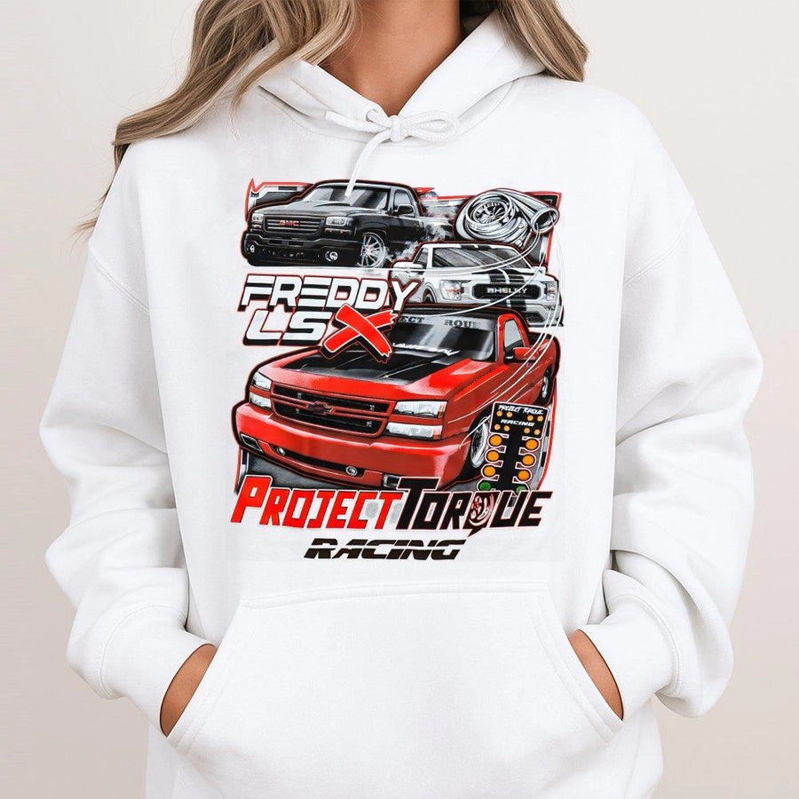Project Torque Racing Hoodie | Street Truck Graphic Design | Premium Cotton Blend | Gift For Car Enthusiasts & Gearheads