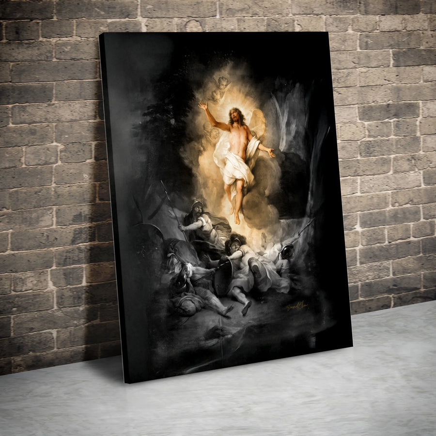 Resurrection Of Jesus Canvas Art | Gallery-Wrapped Religious Wall Decor | Premium Fade-Resistant Print | Christian Home & Office Gift