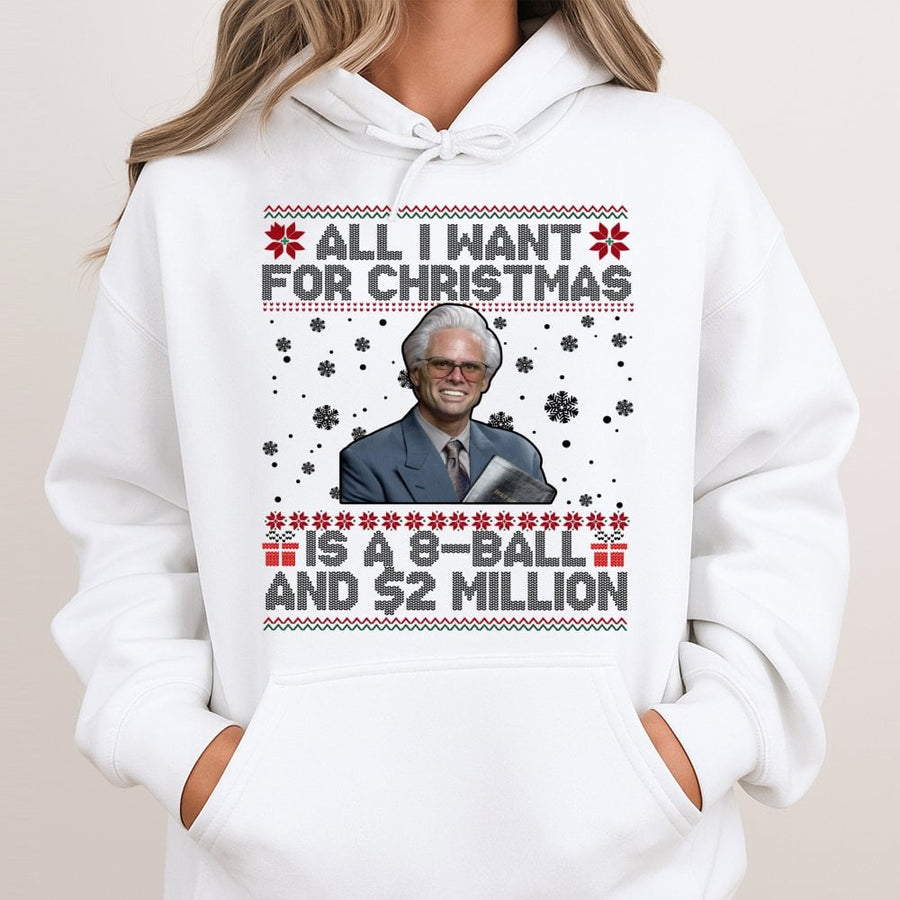 Funny Christmas Hoodie | Retro Meme Graphic Sweatshirt | Premium Cotton Blend | Unisex Holiday Gift for Men and Women
