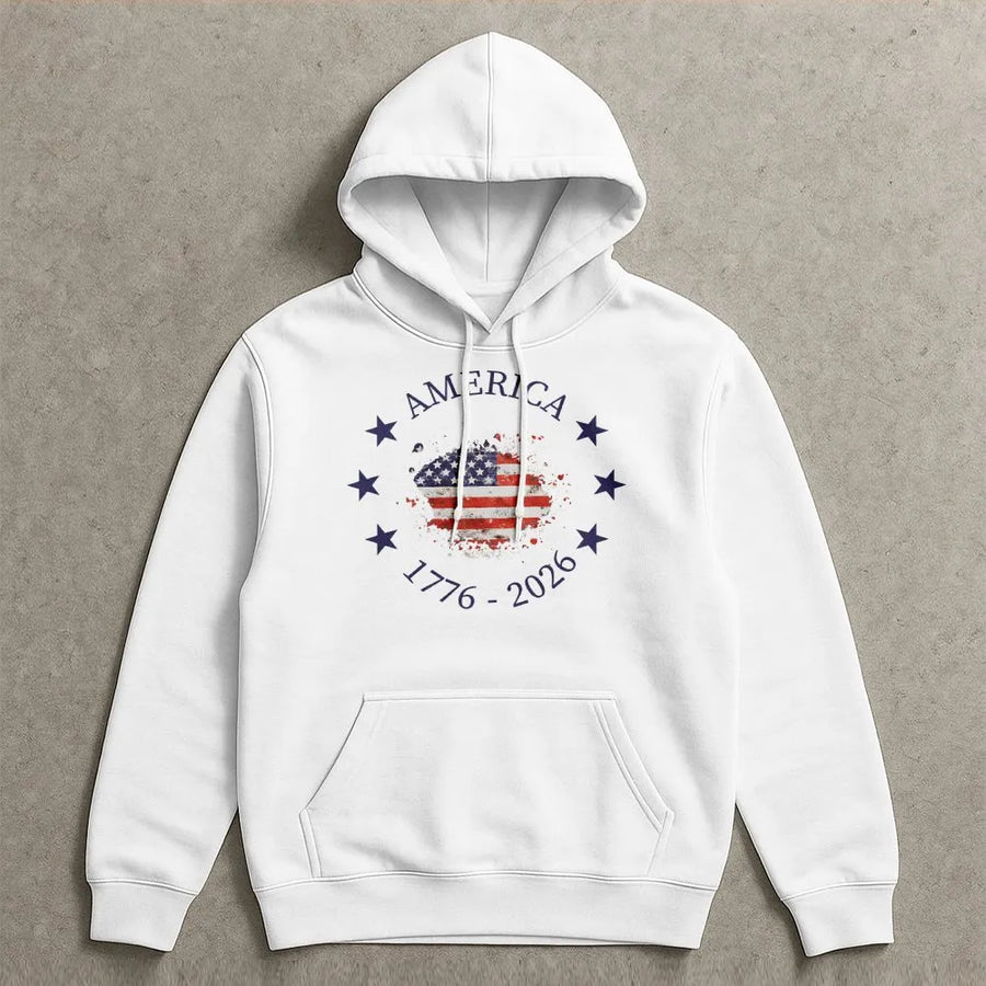 America 250th Anniversary Shirt | 1776-2026 Vintage Flag Graphic | Premium Cotton | Patriotic 4th of July Gift for Men & Women