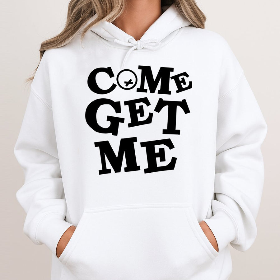Come Get Me Hoodie | Racing Motocross Graphic Sweatshirt | Premium Cotton Blend Apparel | Biker Gift for Men and Women