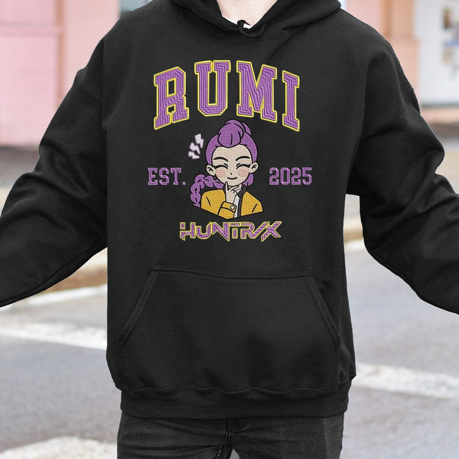 Rumi Huntrix Hoodie | Anime Style Graphic Pullover | Premium Cotton Blend | Gift for Anime Fans and Kpop Lovers