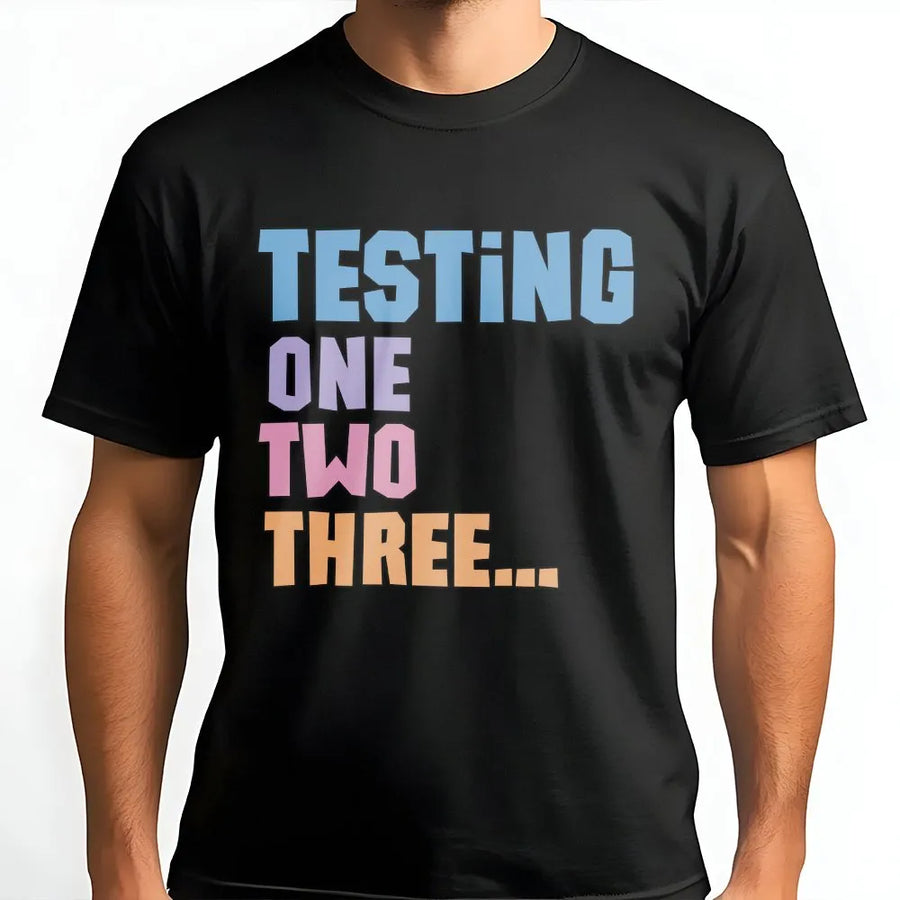 Funny Teacher Testing Shirt | Test Day Team Graphic Tee | Soft Cotton Unisex Top | Gift for Educator or School Staff