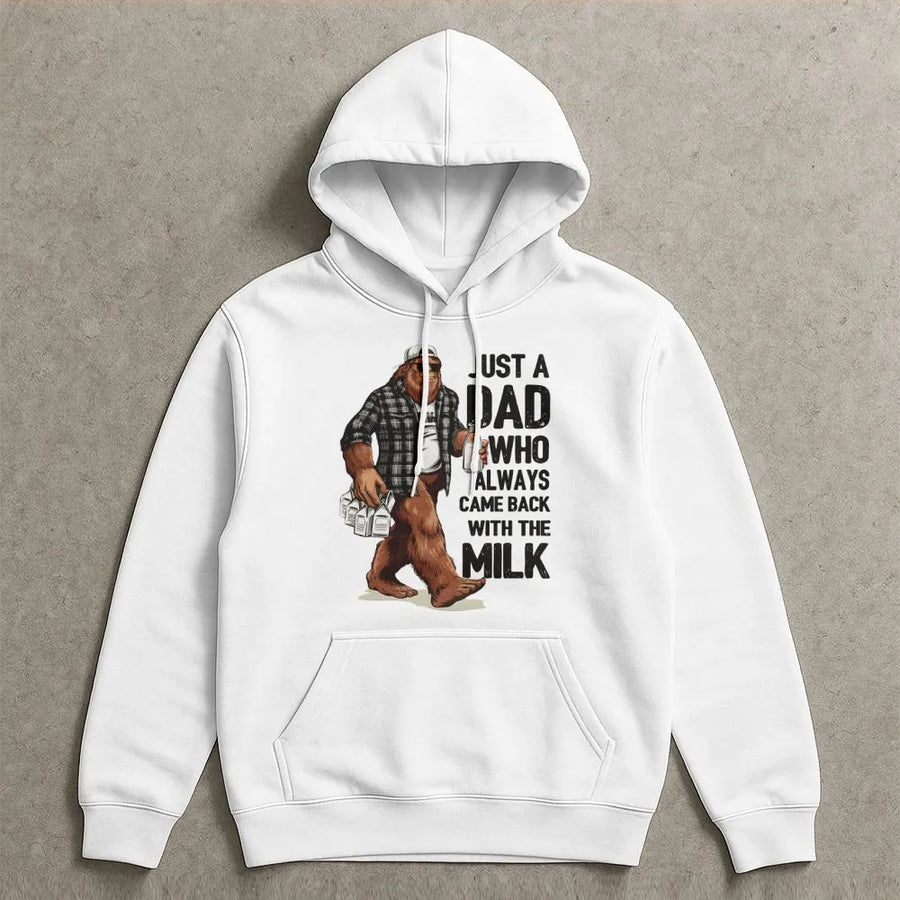 Bigfoot Dad Hoodie | Funny Sasquatch Quote Design | Premium Cotton Blend | Best Father's Day 2026 Gift for Dads