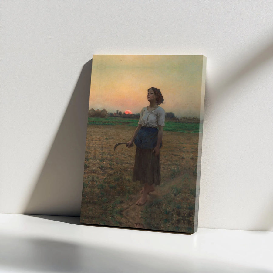 The Song of the Lark Canvas Wall Art | Jules Breton Famous Painting Print | Premium Gallery Quality Reproduction | Classic French Country Home Decor Gift