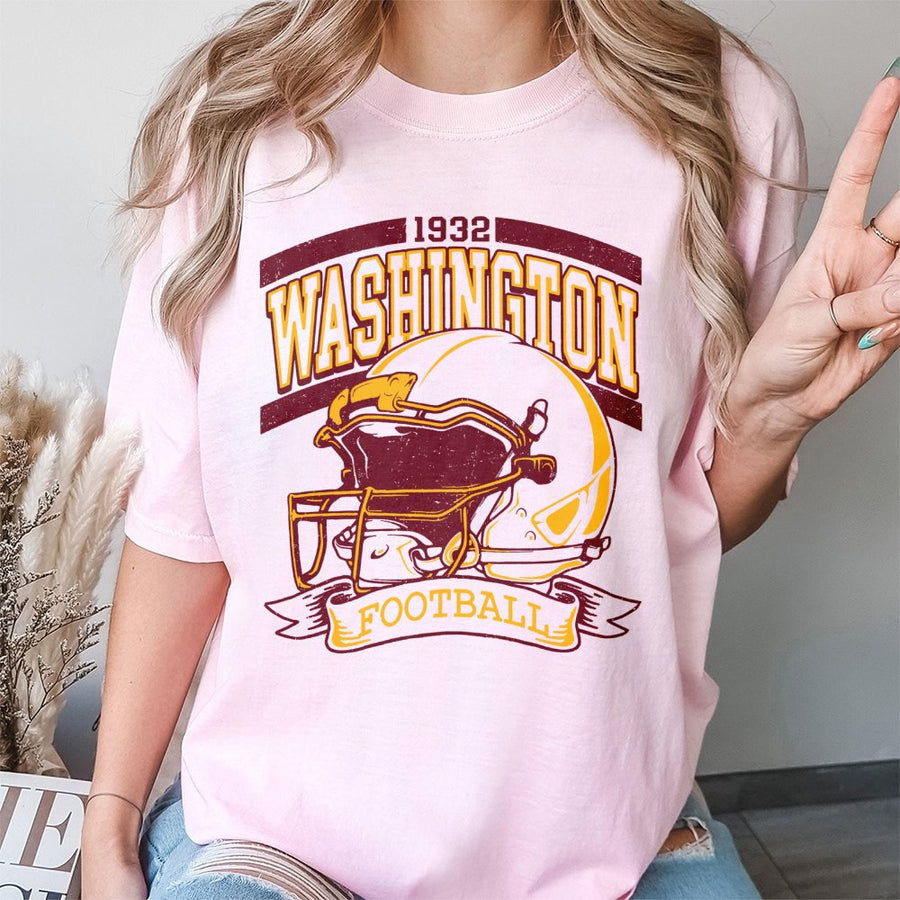 Vintage 90s Style Washington Football Vintage T-Shirt Washington Commander T-Shirt Washington Fan Gift