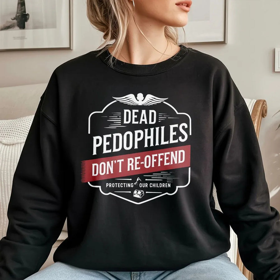 Protecting Our Children Sweatshirt | Anti-Predator Message Graphic | Premium Cotton Blend Crewneck | Unisex Advocacy Apparel Gift