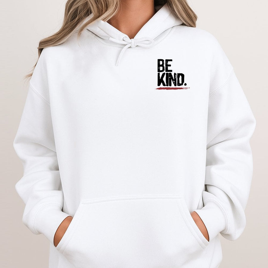 Be Kind Hoodie | Mental Health Awareness Quote | Premium Cotton Blend Sweatshirt | Uplifting Inspirational Gift For Men And Women