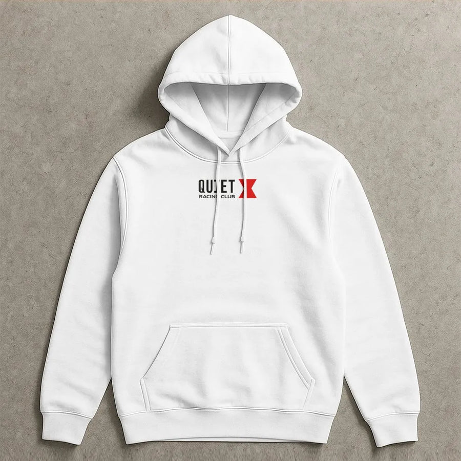 Quiet Racing Club Hoodie | Minimalist Automotive Graphic Tee | Premium Soft Cotton | Streetwear Gift for Car Enthusiast