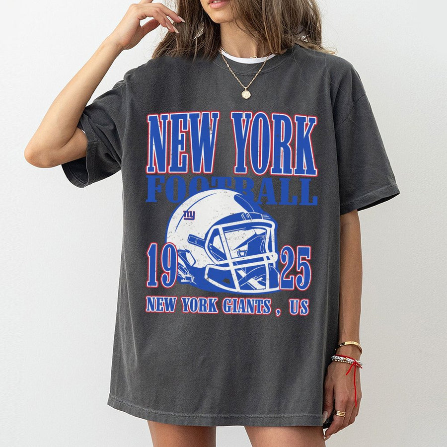 New York Football 1925 New York Giants, Us With Football Helmet T-Shirt