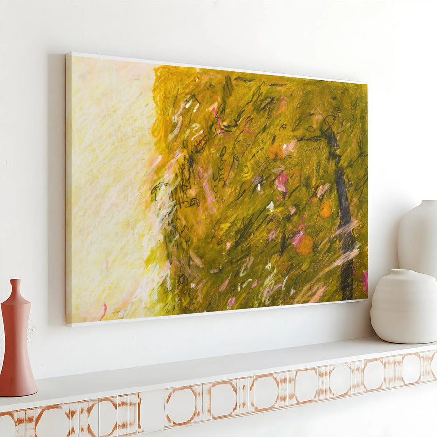 Abstract Autumn Canvas Wall Art | Impressionist Fall Foliage Print | Gallery Wrapped 1.25" Deep Canvas | Premium Modern Home Decor Gift