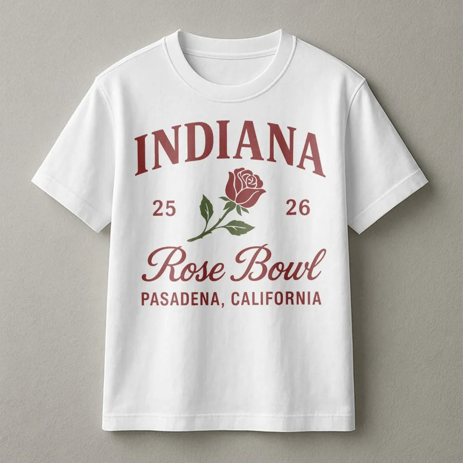 Rose Bowl Indiana 2025 2026, Vintage Rose Football T-Shirt