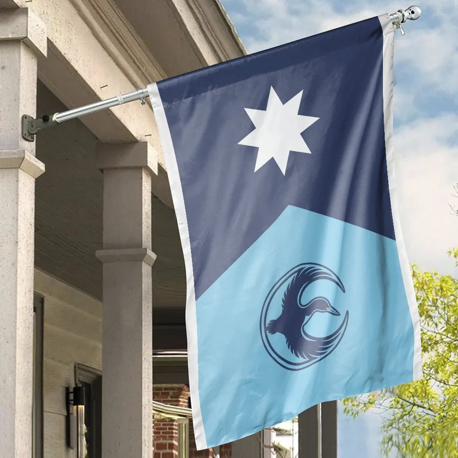 South Australia House Flag | Piping Shrike & Federation Star Design | Premium Weather-Resistant Polyester | Patriotic Outdoor Home Decor Gift