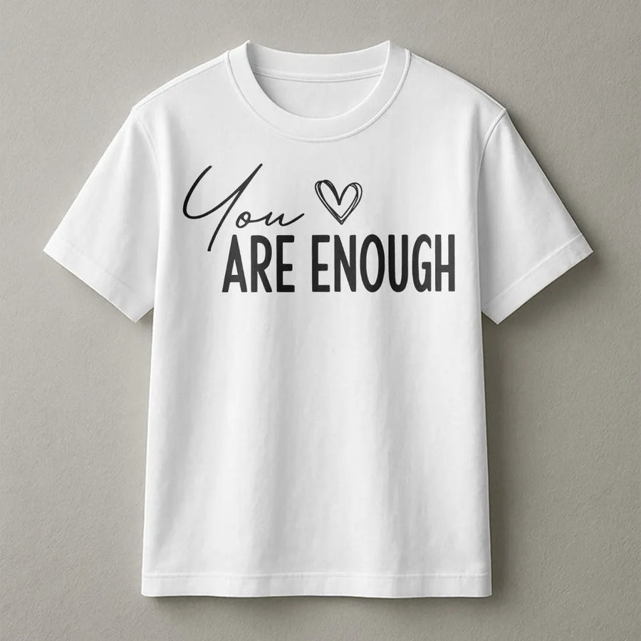Heart Graphic T-Shirt | Minimalist Love Slogan Design | Premium 100% Cotton Tee | Gift for Her Daily Wear Casual Shirt