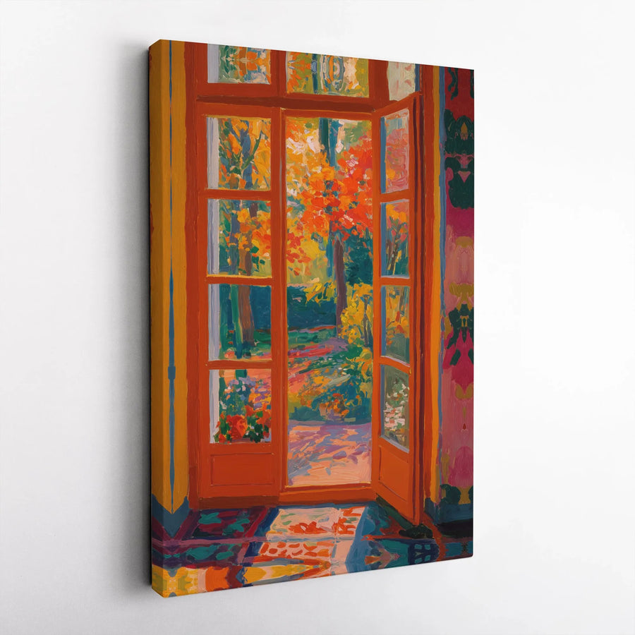 Matisse Open Window Canvas Print | Colorful Fauvist Wall Art | Premium Gallery Wrapped Canvas | Modern Home Decor Gift
