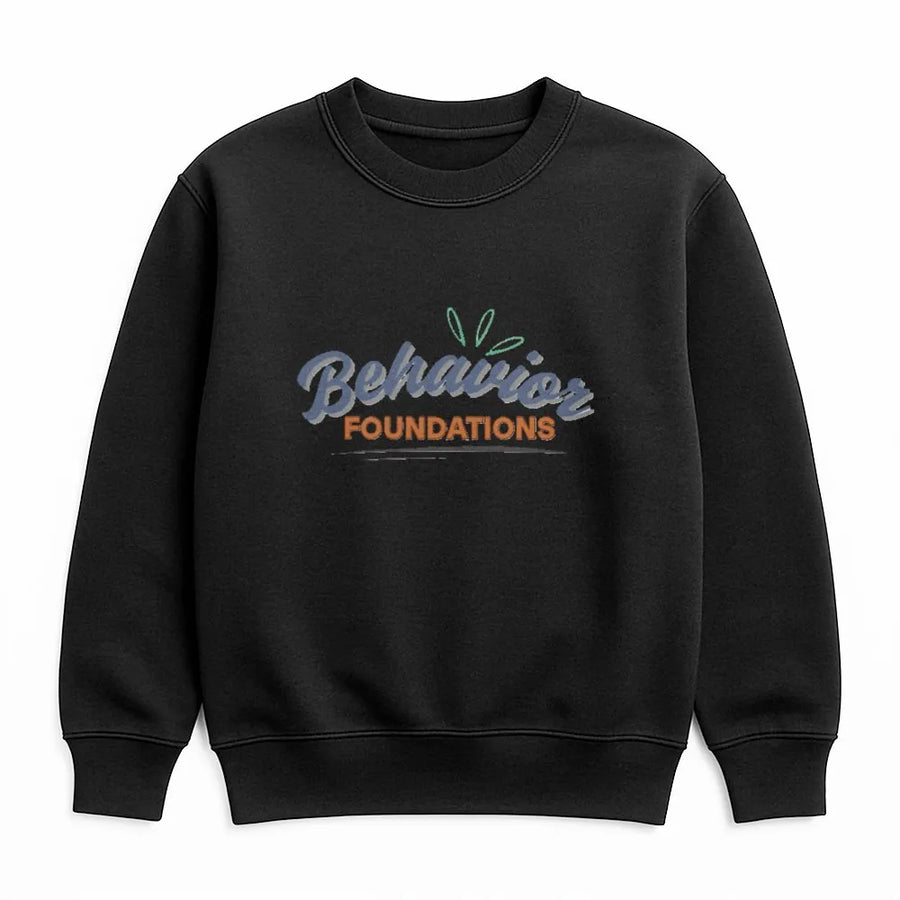 Behavior Foundations Sweatshirt | Professional ABA Therapist Apparel | Cotton Blend Crewneck | Gift for Psychology Student or Teacher