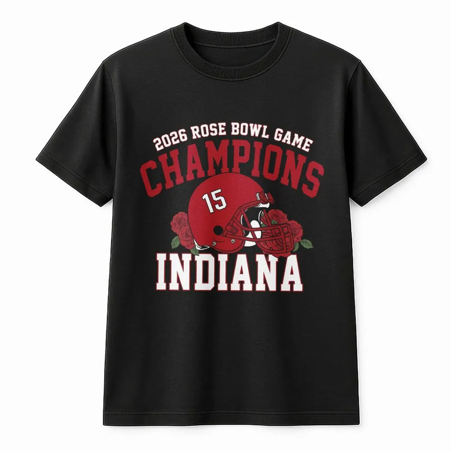 Indiana Football 2026 Rose Bowl Champions T-Shirt, Indiana Team Players T-Shirt, Iu Football T-Shirt, Indiana Univers
