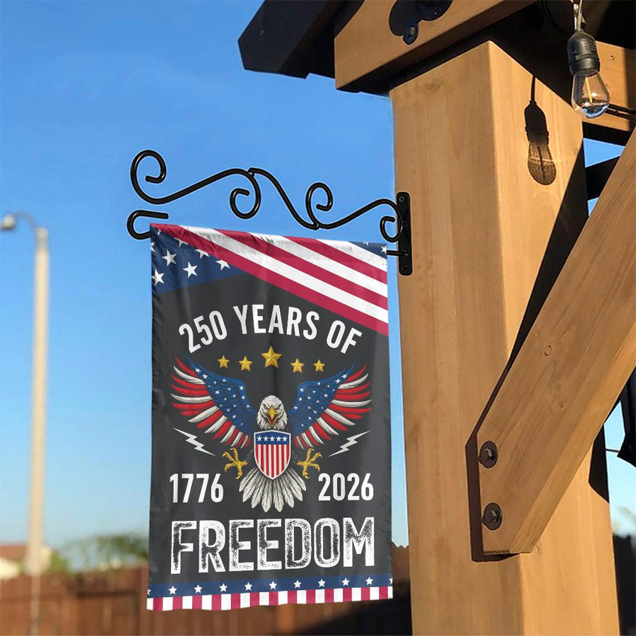 USA 250th Anniversary Garden Flag | 1776-2026 Patriotic Eagle Decor | Premium Weather-Resistant Polyester | Memorial Day & Fourth of July Yard Gift