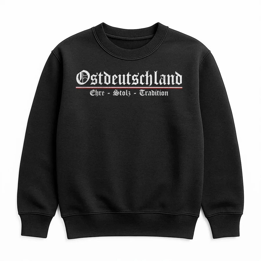 Ostdeutschland Sweatshirt | Ehre Stolz Tradition Gothic Print | Premium Cotton Blend | Patriotic German Heritage Gift for Men and Women