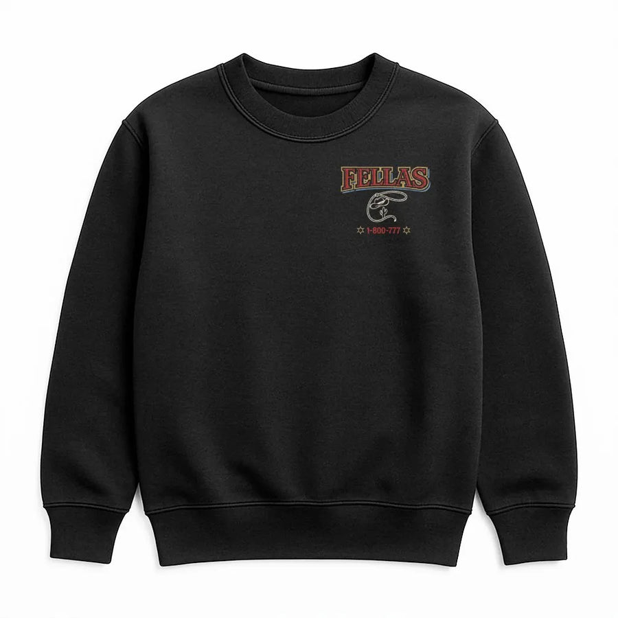 Retro Western Fellas Sweatshirt | Vintage Cowboy Rodeo Graphic Tee | 100% Soft Cotton | Unisex Country Western Gift for Men and Women