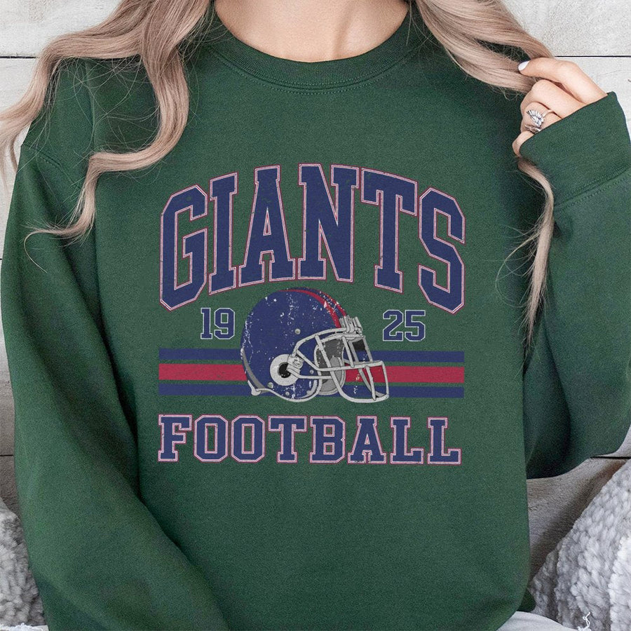 Vintage 90s Style Giants Sweatshirt New York Football Classic New York Football Top Fan Gift