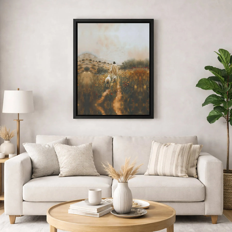 Jesus The Good Shepherd Canvas | Faith-Inspired Wall Art | Premium Gallery-Wrapped Print | Religious Home Decor Gift