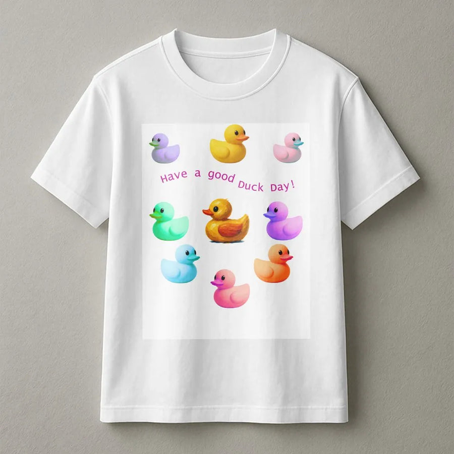 Funny Duck T-Shirt | 'Have a Good Duck Day' Pun Graphic | Premium Cotton-Blend Sweatshirt | Sarcastic Novelty Gift for Adults