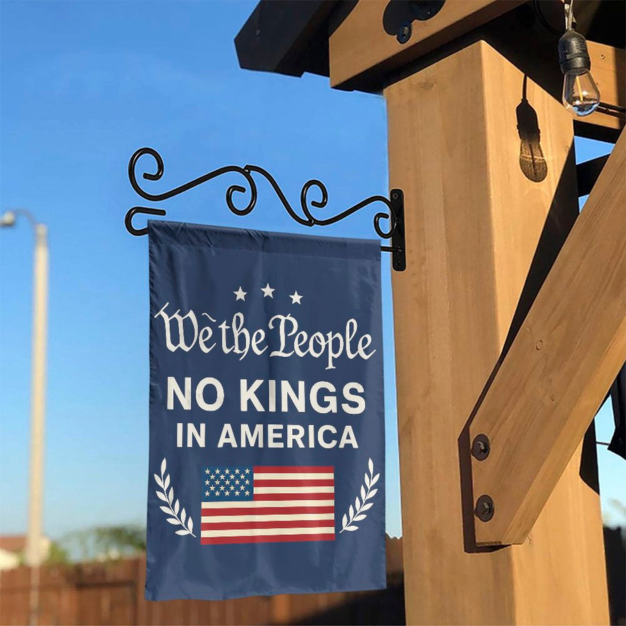 We The People No Kings In America Garden Flag | Patriotic US Yard Decor | Premium Weather-Resistant Polyester | July 4th Independence Day Gift