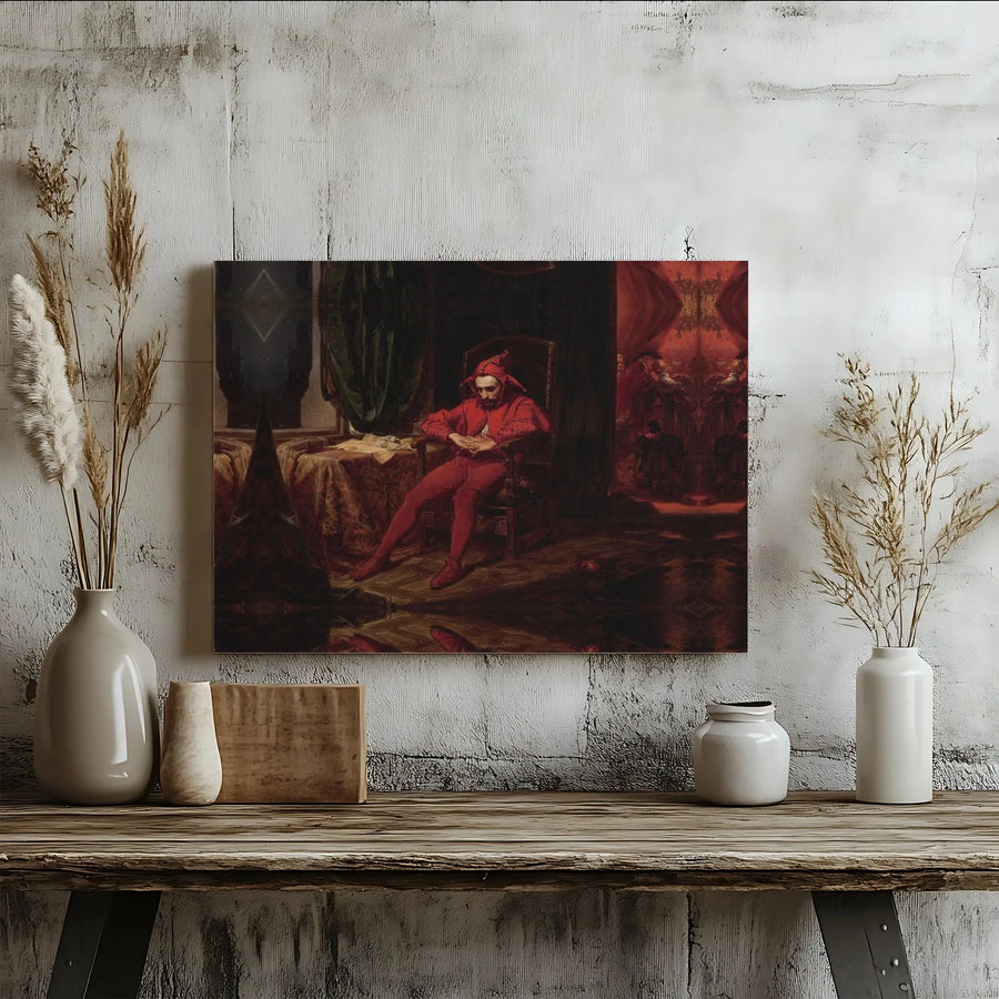Stańczyk By Jan Matejko Canvas Art | Famous Historical Painting | Premium Gallery-Wrapped Print | Classic Home & Office Decor Gift