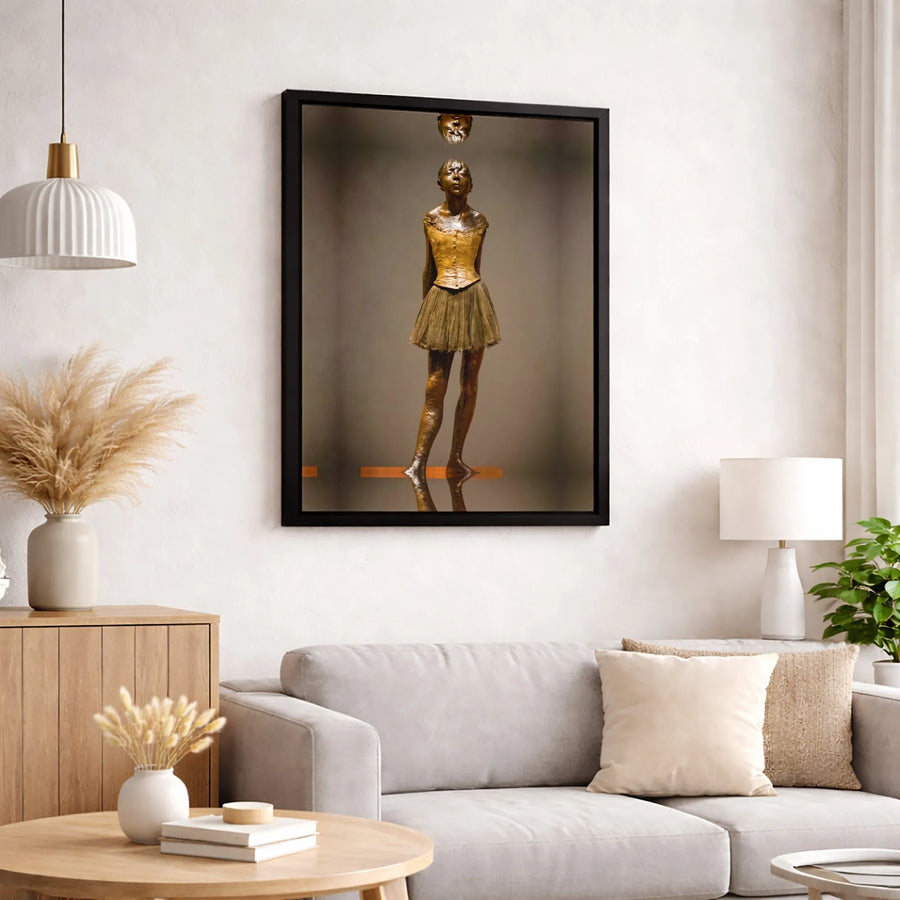 Little Dancer of Fourteen Years Canvas Print | Edgar Degas Sculpture Wall Art | Premium Gallery Wrapped Decor | Fine Art Gift for Ballet Lovers
