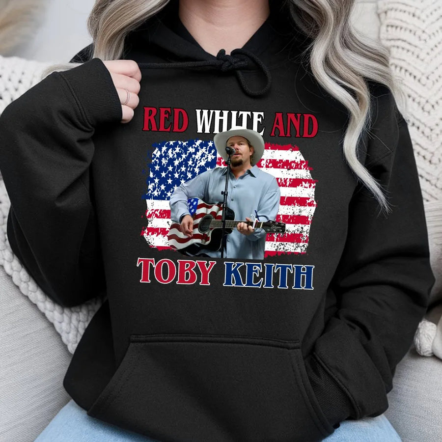 Patriotic USA Flag Hoodie | Red White And Blue Design | Soft Cotton Blend Material | American Pride Gift For Him And Her