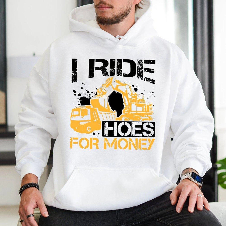 Excavator Operator Hoodie | Funny Heavy Equipment Construction Design | Premium Cotton Blend | Gift for Heavy Machine Operator