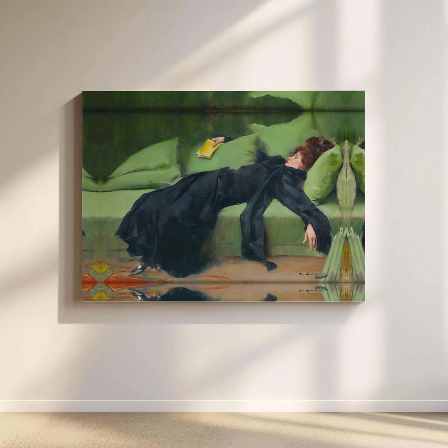 Ramon Casas Jove Decadent Canvas Print | Spanish Modernisme Wall Art | Premium Gallery Wrapped Canvas | Classic Fine Art Lover Gift