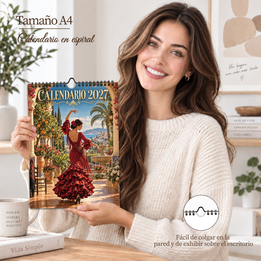 Spanish 2027 Wall Calendar