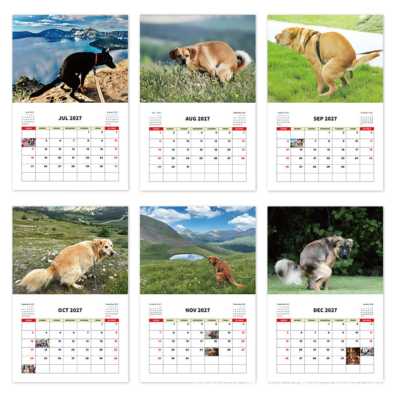 Funny Dog 2027 Wall Calendar