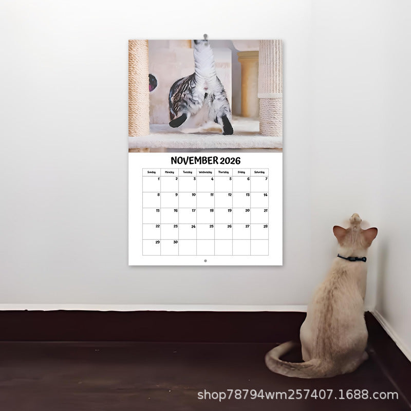 Cat Butt 2027 Wall Calendar