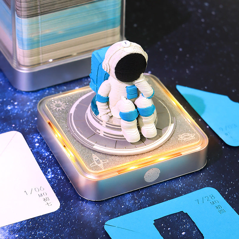 Astronaut 3D Paper Calendar 2027