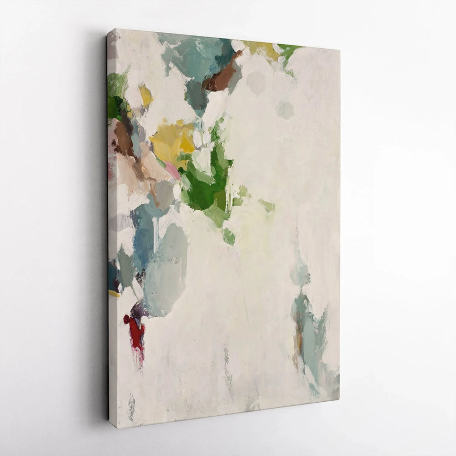 Abstract Floral Canvas Wall Art | Modern Flower Market Print | Premium Gallery Wrapped Canvas | Limited Edition Home Decor Gift