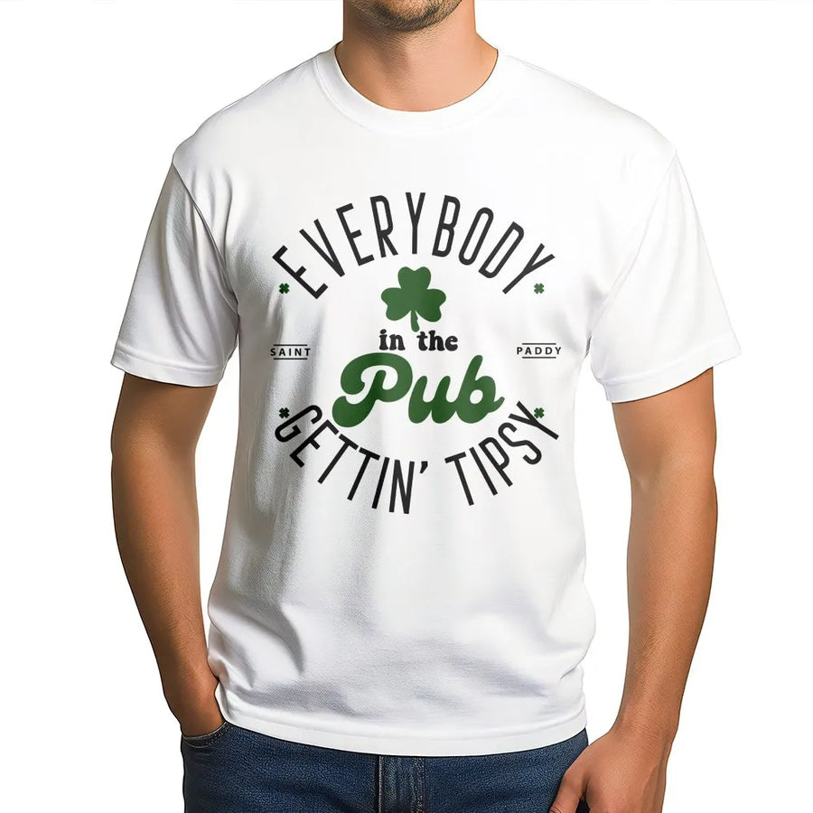 St. Patrick's Day T-Shirt | Funny Irish Drinking Pub Quote | Premium Soft Cotton Graphic Tee | Gift For Him And Her