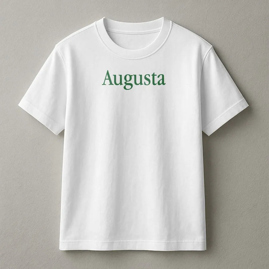Augusta Georgia T-Shirt | Minimalist College Style Crewneck | Soft Cotton Blend Pullover | Augusta GA Souvenir Gift for Men and Women