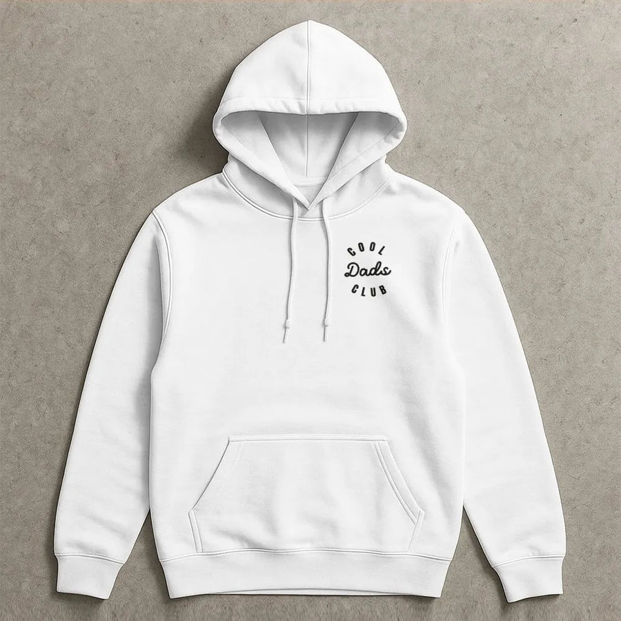 Cool Dads Club Hoodie | Minimalist Left Chest Design | Soft Cotton Blend | Father's Day Gift for New Dad