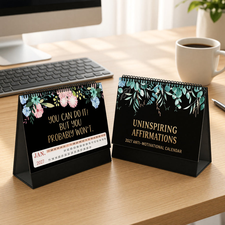 Anti Motivational 2027 Desk Calendar