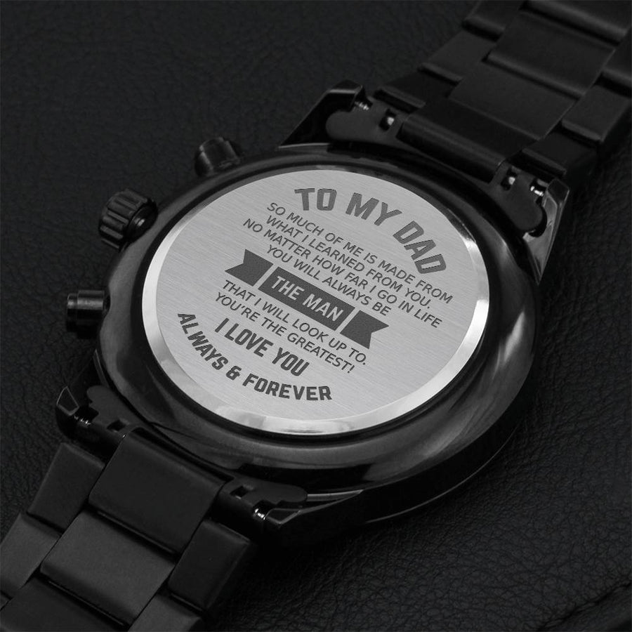 So Much Of Me - Engraving Chronograph Watch