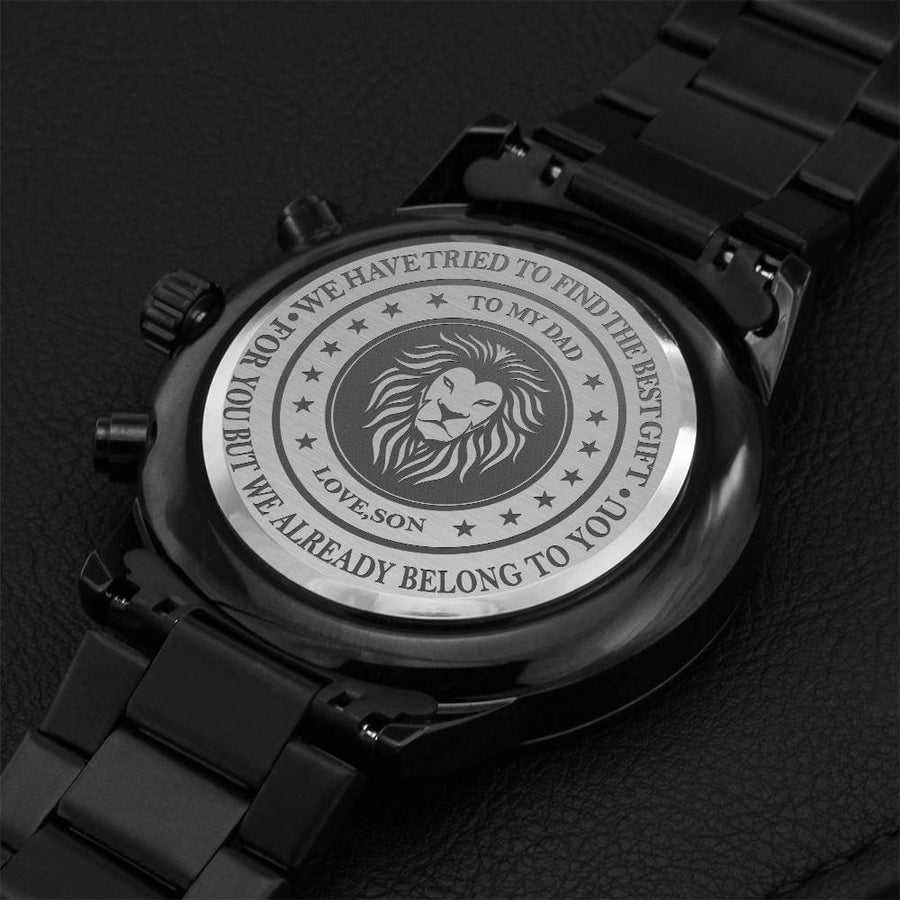 You Are The Best Dad Cool Chronograph Watch Engraving Chronograph Watch