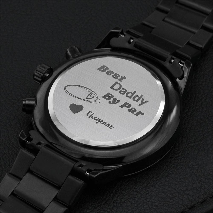 Dad Christmas Gift For Dad Customize Dad Gift Golf Ball Marker Dad Gift Idea For Customize Gift For Christmas Dad Gift Idea Golf Gift Engraving Chronograph Watch