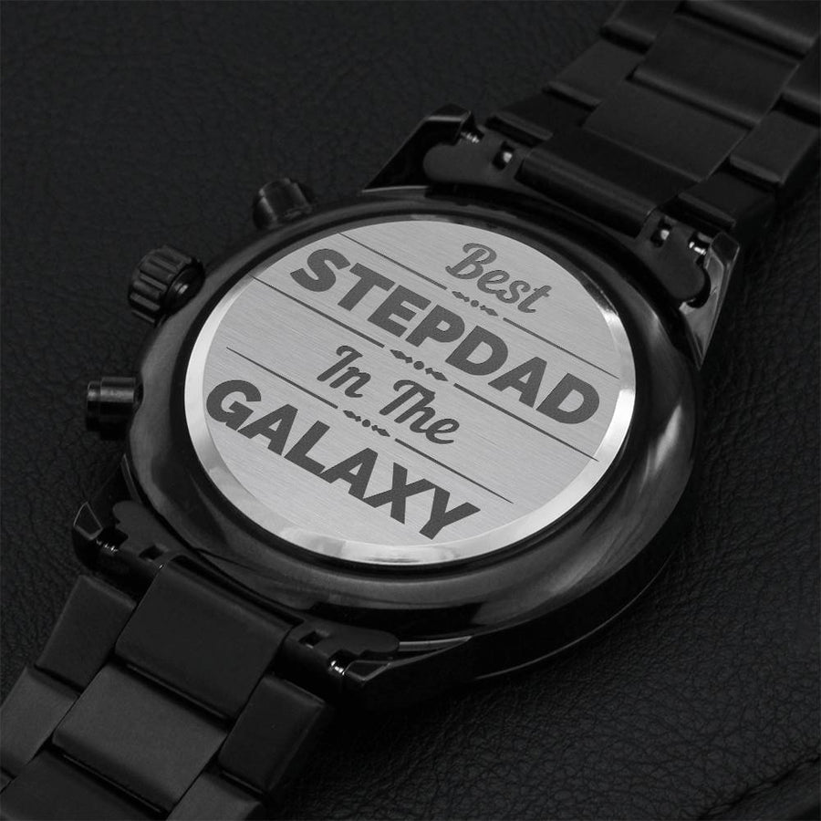 Best Gift For Stepdad Engraving Chronograph Watch