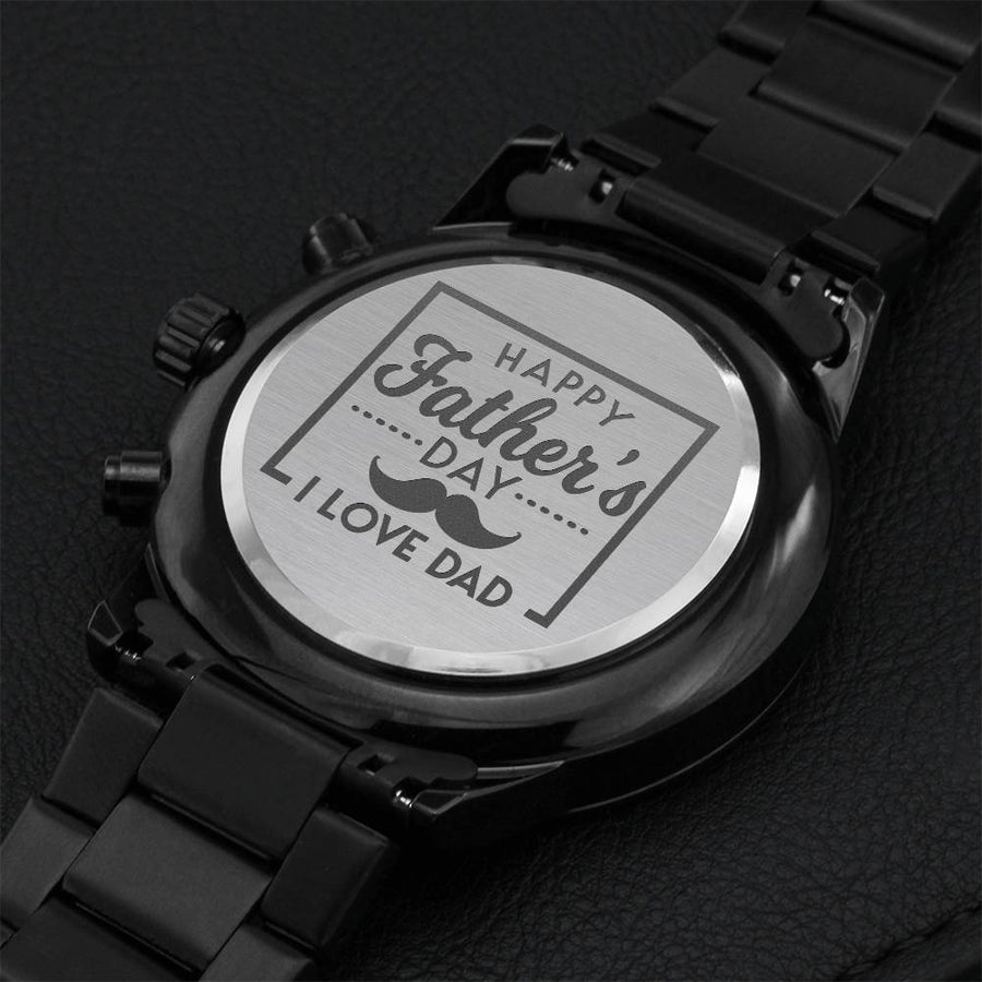 Men For Gift Watch Engraving Chronograph Watch
